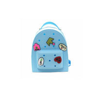 Blue crocs back-bag